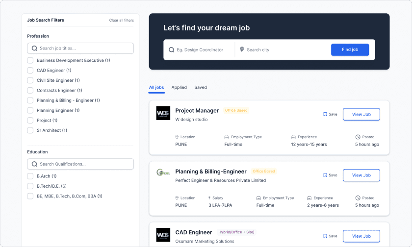Find your perfect job with ease